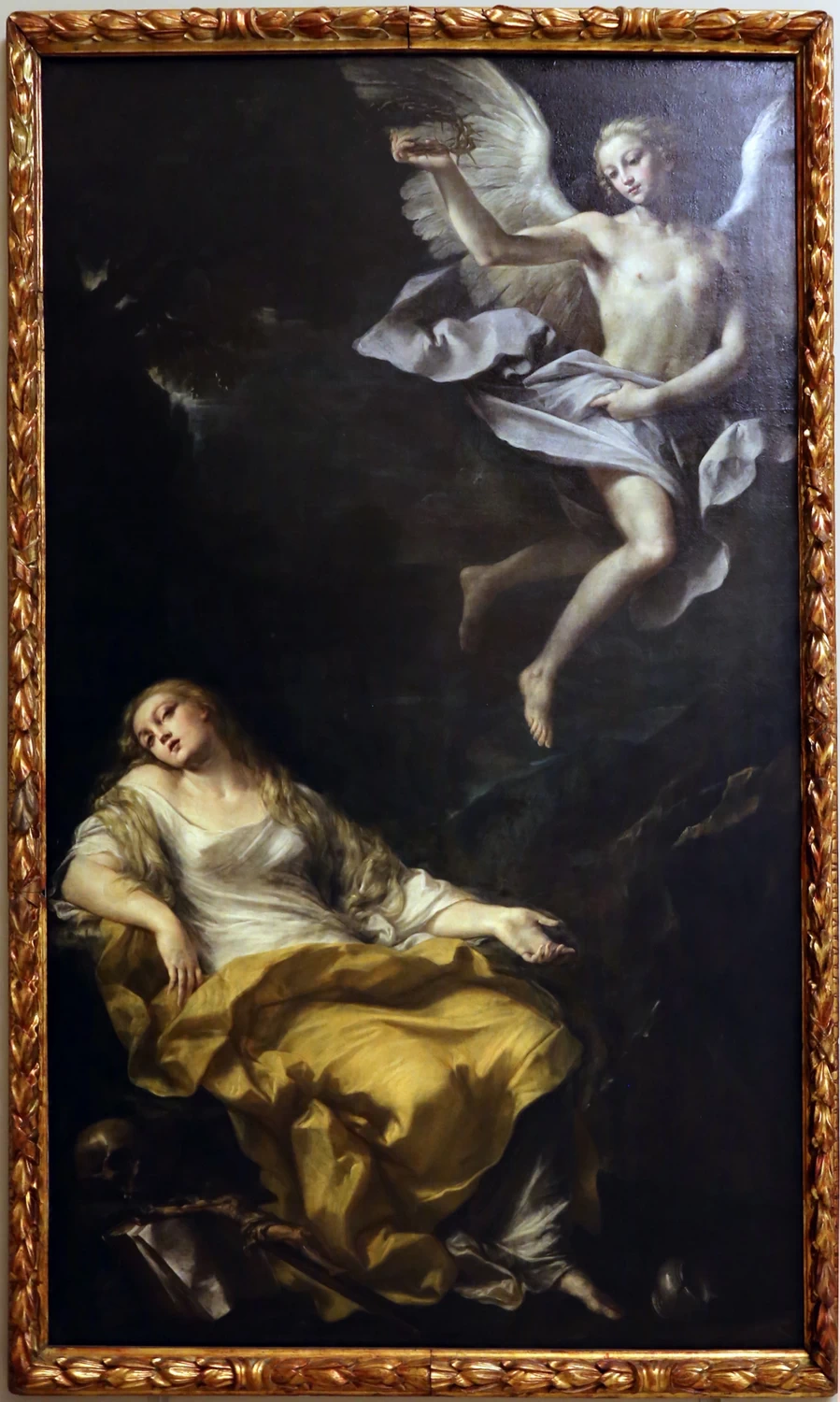 Maddalena visitata da un angelo con la corona di spine - Musei di Modena